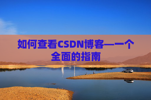 如何查看CSDN博客—一个全面的指南